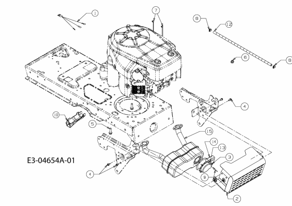 Ersatzteile Staub Rasentraktoren SAEL 108/22 HK Typ: 13AF79KG632  (2009) Motorzubehör