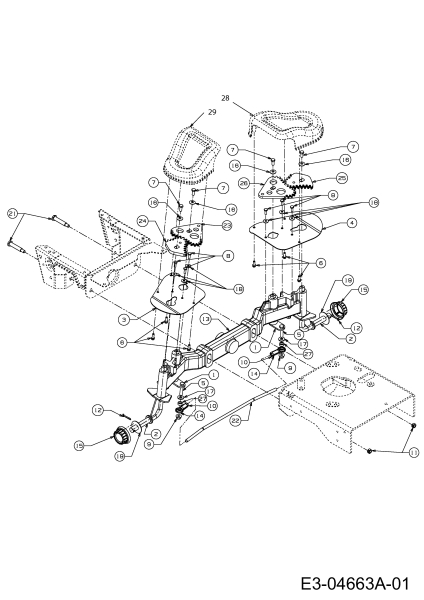 Cub Cadet Ersatzteile Zero Turn FMZ 50 17BI4BFP603  (2009) Achsschenkel