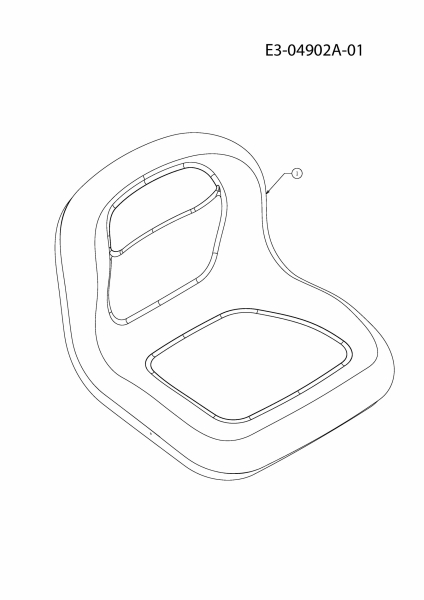 Ersatzteile Gutbrod Rasentraktoren GLX 105 RHL-SK Typ: 13AF51GN490  (2009) Sitz