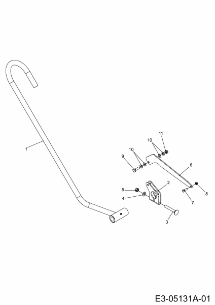 Ersatzteile Zubehör Kompakttraktoren Frontkuppeldreieck für CC 2000/3000 RD Serie, mechanisch Typ: 596-235-600  (2010) Hebel Aushebung