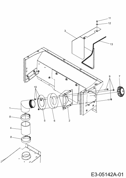 Ersatzteile Zubehör Kompakttraktoren Außenbetankung für CC 2000/3000 RD Serie Typ: 596-240-600  (2012) Außenbetankung