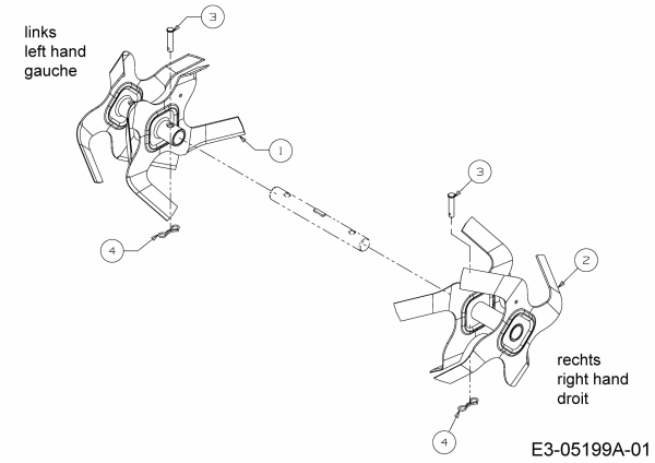 Ersatzteile MTD Motorhacke T/205 Typ: 21D-20MI678  (2016) Hacksterne 