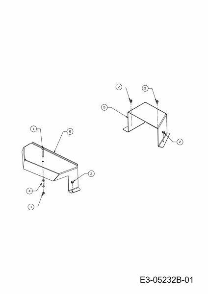 Ersatzteile Gutbrod Rasentraktoren GLX 122 RHL Typ: 13BF51GJ690  (2011) Abdeckungen Mähwerk J (48/122cm)