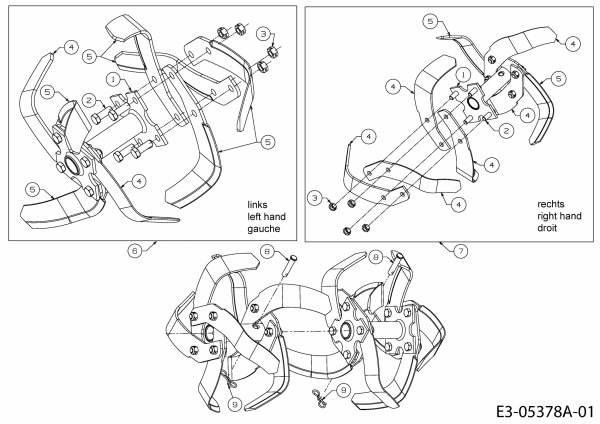 Ersatzteile MTD Motorhacke T/405 M Typ: 21AA40M3360  (2010) Hacksterne 