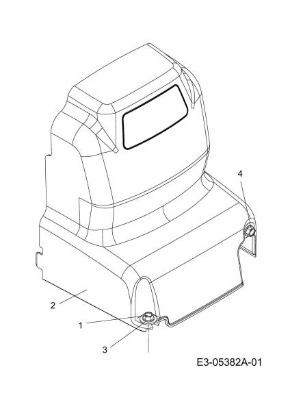 Ersatzteile MTD Motorhacke T/405 M Typ: 21AA40M3360  (2010) Keilriemenschutz 
