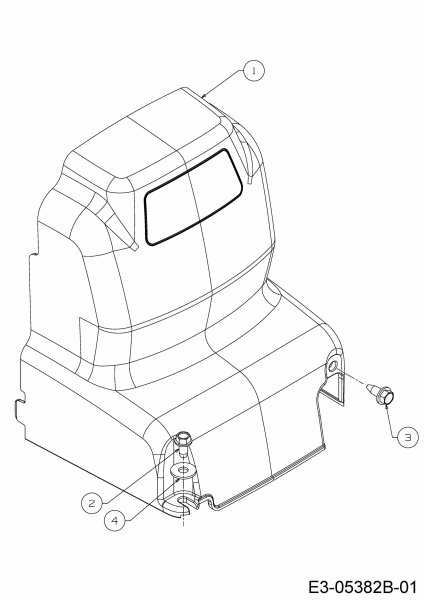 Ersatzteile MTD Motorhacke T/405 M Typ: 21AA46M3678  (2019) Keilriemenschutz 