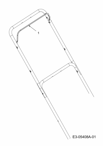 Ersatzteile MTD Benzin Rasenmäher ohne Antrieb Smart G 46 MO Typ: 11E-70SJ600  (2017) Bremsbügel 