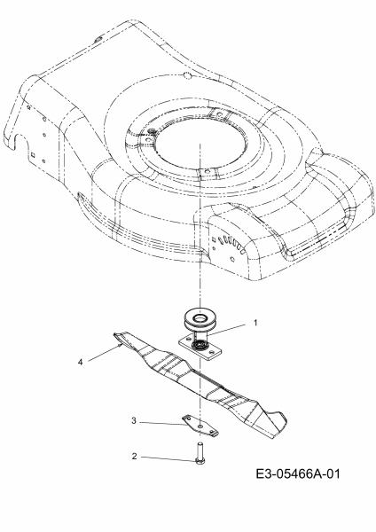Ersatzteile Lux Tools Motormäher mit Antrieb B 46 MA Typ: 12D-J54H694  (2012) Messer, Messeraufnahme