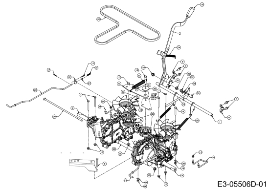 Cub Cadet Ersatzteile Zero Turn Z-Force 48 S 17AI5BHB603  (2013) Fahrantrieb