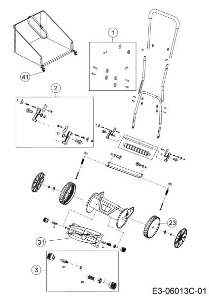 Ersatzteile WOLF-Garten Spindelmäher TT 300 S Typ: 15B-AA--650  (2018) Grundgerät 