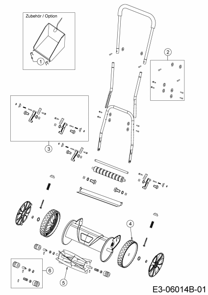 Ersatzteile WOLF-Garten Spindelmäher TT 350 S Typ: 15A-BA--650  (2013) Grundgerät 