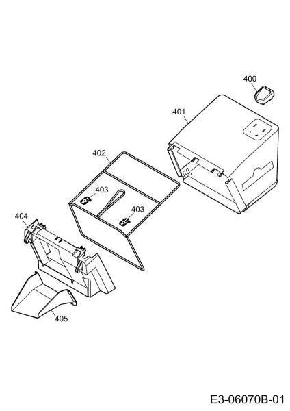 Ersatzteile WOLF-Garten Akku Rasenmäher ohne Antrieb Li-Ion Power 37 Typ: 4937000  (2014) Fangsack 