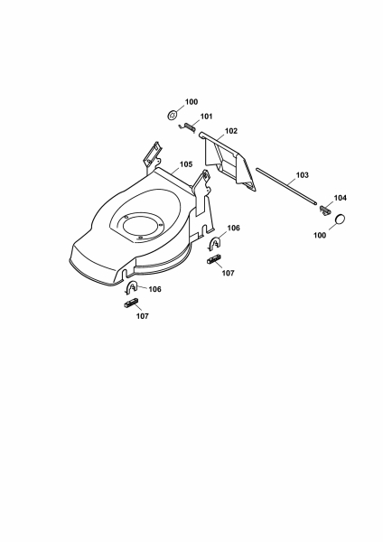 Ersatzteile Yard-Man Motormäher mit Antrieb YM 5521 SPO-L Typ: 12AWC5M1643 (2010) Mähwerksgehäuse