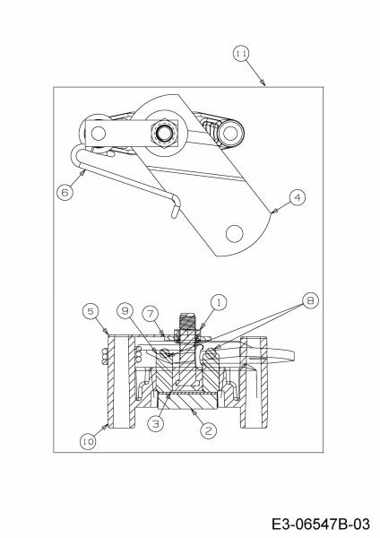 Ersatzteile MTD Rasentraktor Smart RF 125 Typ: 13HH76KF600  (2014) Bremse 
