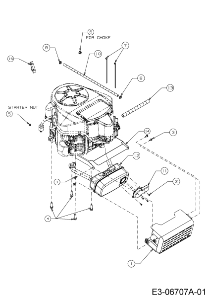 Cub Cadet Ersatzteile Gartentraktoren GT 1224 14AI94AP603  (2011) Motorzubehör