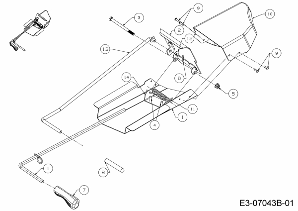 Ersatzteile Zubehör Garten- und Rasentraktoren Mulch Kits für 900 Serie (NX-09) mit Mähwerk N (41/105cm) Typ: 196-751A678  (2015) Grundgerät