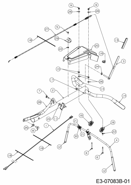 Ersatzteile MTD Motorhacke T/380 M Typ: 21C-38MT678  (2012) Holm 