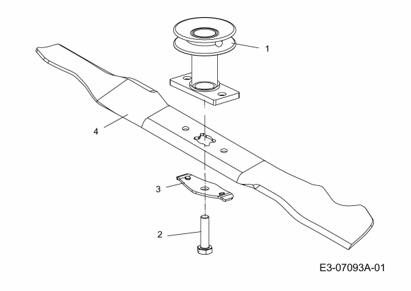 Ersatzteile Yard-Man Motormäher mit Antrieb YM 6521 SPHWB Typ: 12A-B28T643 (2011) Messer, Messeraufnahme