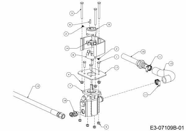 Ersatzteile MTD Holzspalter LS 550 Typ: 24AI550C678  (2018) Zahnradpumpe 