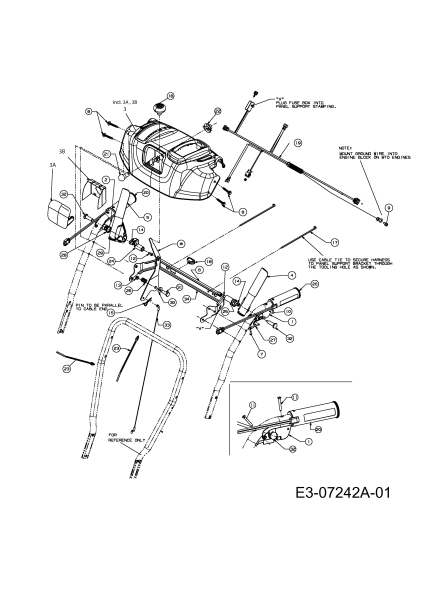 Cub Cadet Ersatzteile Schneefräsen 526 SWE 31AY54LS603  (2012) Armaturenbrett
