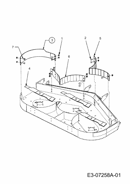 Ersatzteile Zubehör Zero Turn Mulch Kits für Tank S Typ: 59A30030150  (2011) Grundgerät