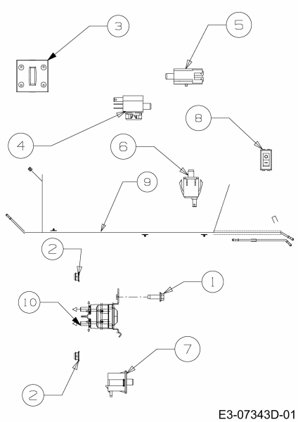 Ersatzteile WOLF-Garten Rasentraktor Expert 107.175 A Typ: 13BD90WG650  (2014) Elektroteile 