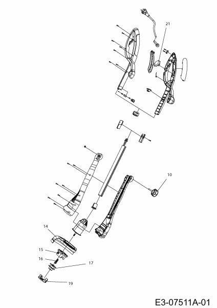 Ersatzteile WOLF-Garten Elektro Rasentrimmer Campus 350 RT Typ: 41AC0UU-650  (2016) Grundgerät 