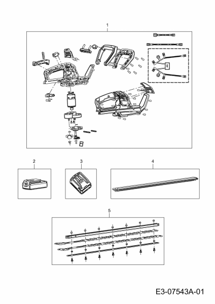 Ersatzteile WOLF-Garten Akku Heckenschere Li-Ion Power HTA 700 Typ: 41AG0H-L650  (2019) Grundgerät