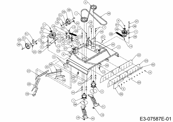 Ersatzteile Zubehör Garten- und Rasentraktoren Mähwerke für 900 Serie (NX-09), Mähwerk I (36/92cm) Typ: 196-806A678  (2019) Mähwerk I (36/92cm)