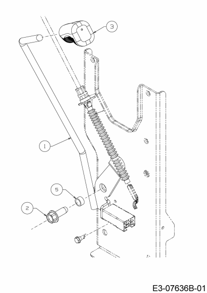 Ersatzteile WOLF-Garten Rasentraktor Scooter Pro Hydro Typ: 13A221HD650  (2016) Mähwerkseinschaltung 