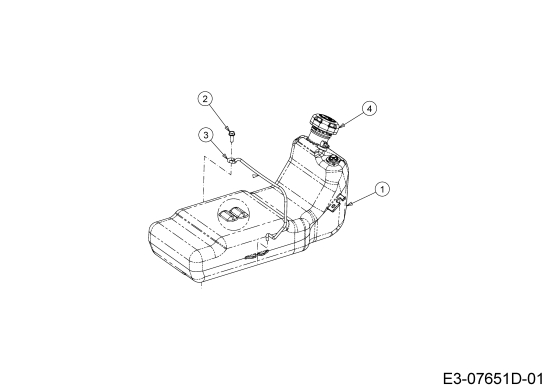 Cub Cadet Ersatzteile Zero Turn XZ5 L127 17AIEACZ603 (2020) Tank