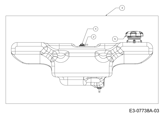 Cub Cadet Ersatzteile Gartentraktoren GTX 2100 14A-3GE-603  (2012) Tank