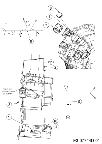Cub Cadet Ersatzteile Gartentraktoren GTX 2100 14A-3GE-603  (2015) Elektroteile