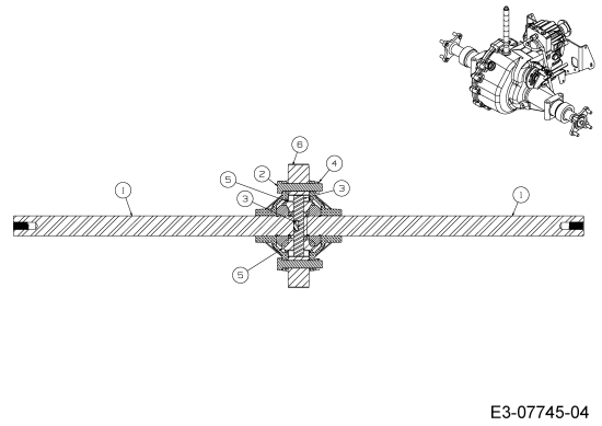 Cub Cadet Ersatzteile Gartentraktoren GTX 2100 14A-3GE-603  (2012) Differential