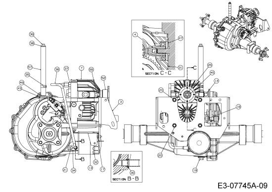 Cub Cadet Ersatzteile Gartentraktoren GTX 2100 14A-3GE-603  (2012) Hydrostat