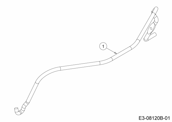 Ersatzteile MTD Benzin Rasenmäher ohne Antrieb Smart 46 PO Typ: 11C-TASJ600 (2019) Bremsbügel 