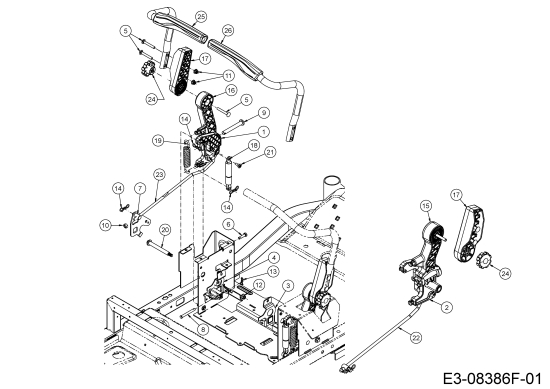 Cub Cadet Ersatzteile Zero Turn XZ5 L137 17AIEACI603 (2020) Lenkung