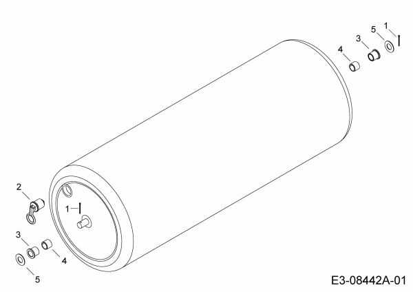 Ersatzteile Zubehör Garten- und Rasentraktoren Rasenwalze SmartLINK™ (45-0459) Typ: 190-061-000  (2015) Grundgerät