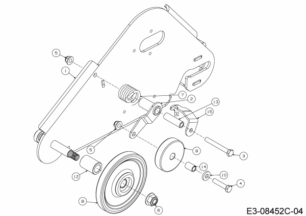 Cub Cadet Ersatzteile Schneefräsen 730 HD TDE 31AY77KZ603  (2017) Raupenantrieb links