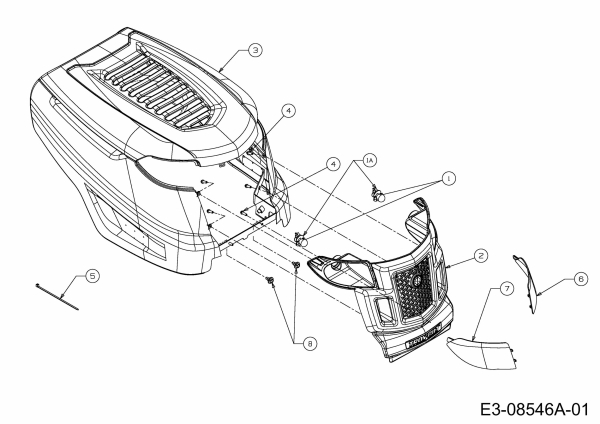 Ersatzteile Troy-Bilt Rasentraktoren TB 4220 Typ: 13AP90KS309  (2015) Motorhaube K-Style
