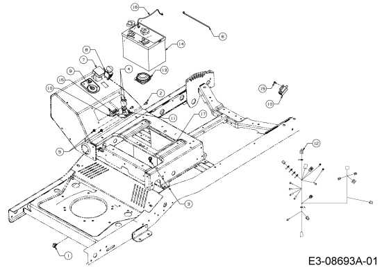 Cub Cadet Ersatzteile Zero Turn Z-Force S 54 17AI5GHC010  (2014) Elektroteile