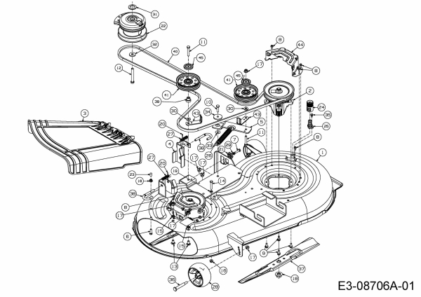 Ersatzteile Troy-Bilt Zero Turn Colt XP 42 Typ: 17WF2ACS011  (2014) Mähwerk S (42/107cm)