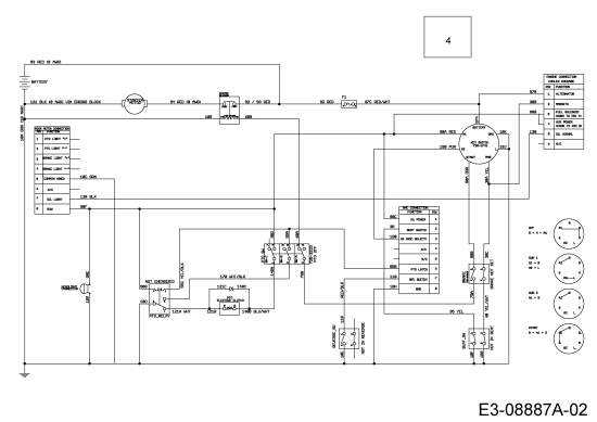 Cub Cadet Ersatzteile Zero Turn RZT S 42 17ADCBDS603  (2015) Schaltplan