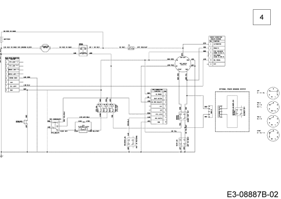 Cub Cadet Ersatzteile Zero Turn XZ2 127 17AICBDQ603  (2017) Schaltplan
