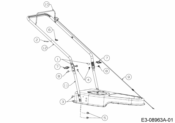 Ersatzteile MTD Benzin Faden Rasenmäher 22 Wheeled String Trimmer Typ: 25A-26J7306  (2014) Holm 