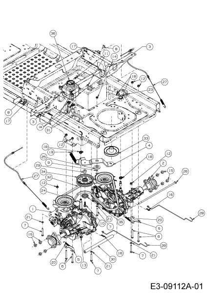 Cub Cadet Ersatzteile Zero Turn Z-Force LZ 60 17BIDAGD010  (2015) Fahrantrieb