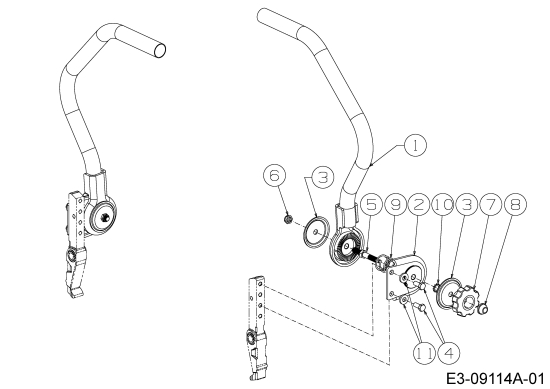 Cub Cadet Ersatzteile Zero Turn Z-Force LZ 60 17BIDAGD010  (2015) Lenker