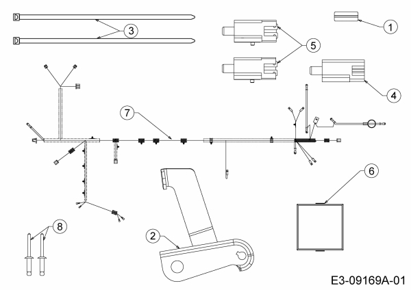 Ersatzteile MTD Rasentraktor 20/42 Automatic Typ: 13AT785S306  (2017) Elektroteile 