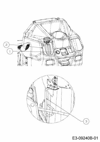 Ersatzteile Troy-Bilt Gartentraktoren Super Bronco GT 54 FAB Typ: 14A7A3KA066 (2018) Gaszug