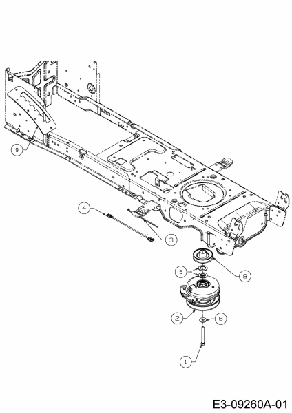 Ersatzteile Troy-Bilt Gartentraktoren TB 2654 Typ: 14AR94KK066  (2015) Elektromagnetkupplung